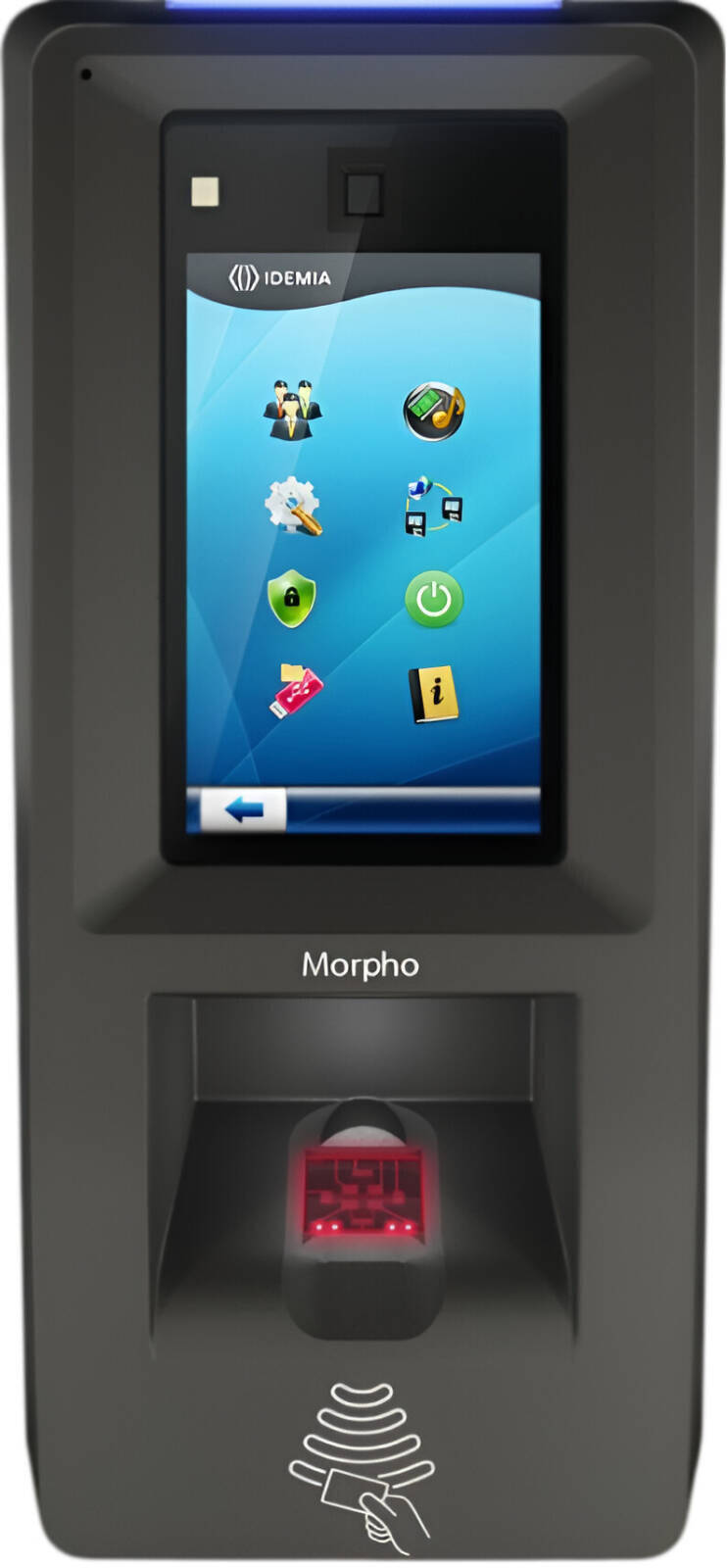 Idemia MorphoAccess SIGMA Extreme FFD, 5" WVGA Touchscreen, Face Detection & Picture Logging, 16 Programmable Function Keys, Built-in Camera, Speaker