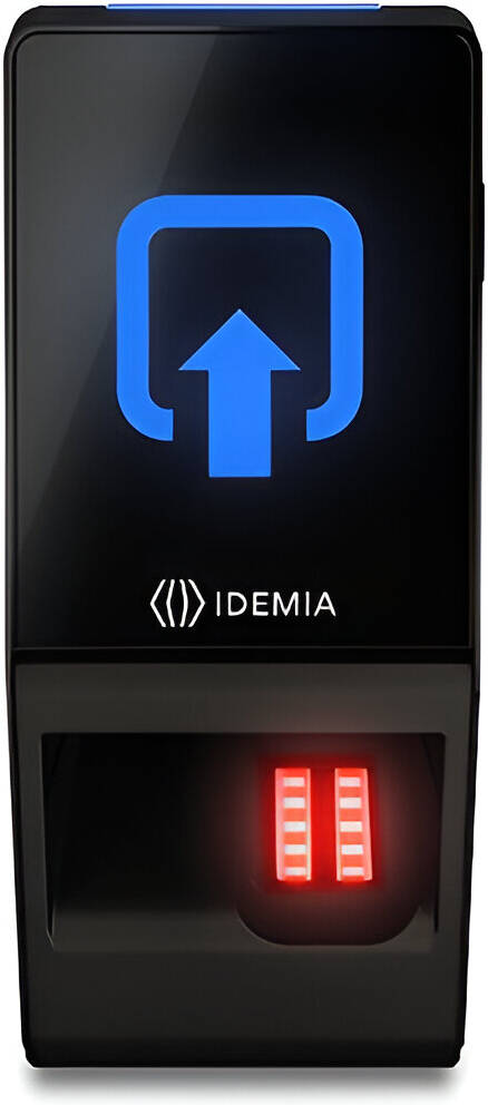 Idemia MorphoAccess Sigma Lite iClass WR, Fake Finger Detection, Timed Anti-Pass Back, 512MB RAM, 512MB Flash, HID iClass Cards, Weather (IP65) & Vand