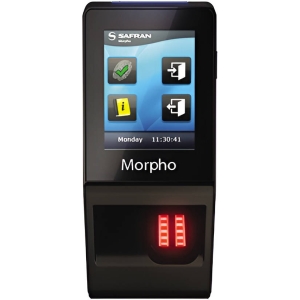 Idemia MorphoAccess Sigma Lite+ PROX WR, 2.8" QVGA Color Touchscreen & Buzzer, Fake Finger Detection, Duress Finger Timed, 512MB RAM, 512MB Flash, HID
