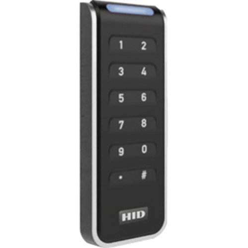 HID 20KTKS-01-000000 Signo 20K Mullion Keypad Reader, Seos Profile, OSDP/Wiegand, Terminal, Mobile Ready, Black/Silver