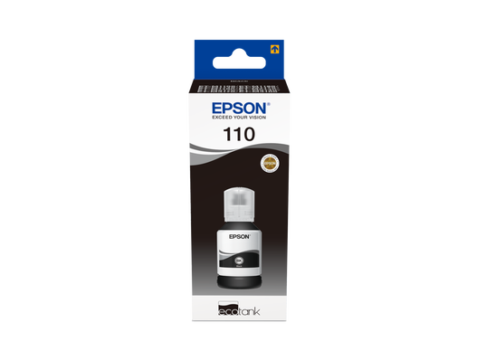 Epson 110 XL 120ml EcoTank Pigment black ink bottle (C13T03P14A)
