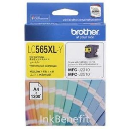 Brother LC565XL Ink Cartridge Yellow | LC565XL-Y
