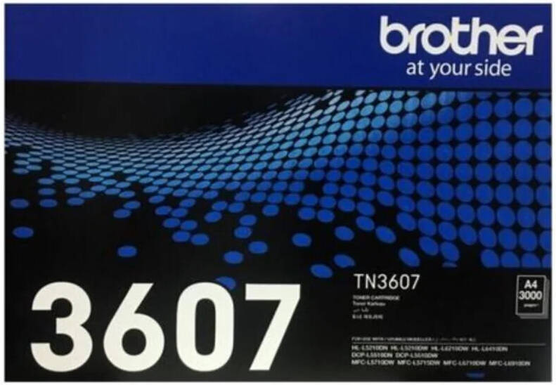 Brother TN-3607 Black Standard Yield Toner Cartridge