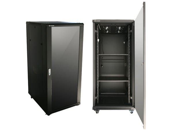 27U Free Standing Cabinet 600 x 600 (Black)