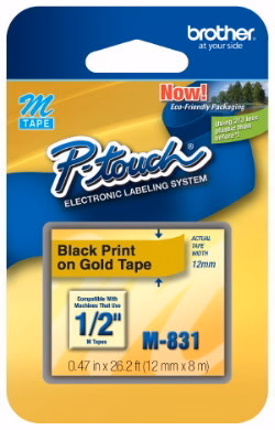 Brother M-831 Label Printer Tape