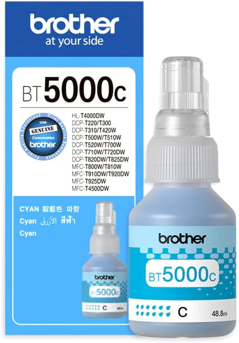 BROTHER INK – CYAN BT-5000C