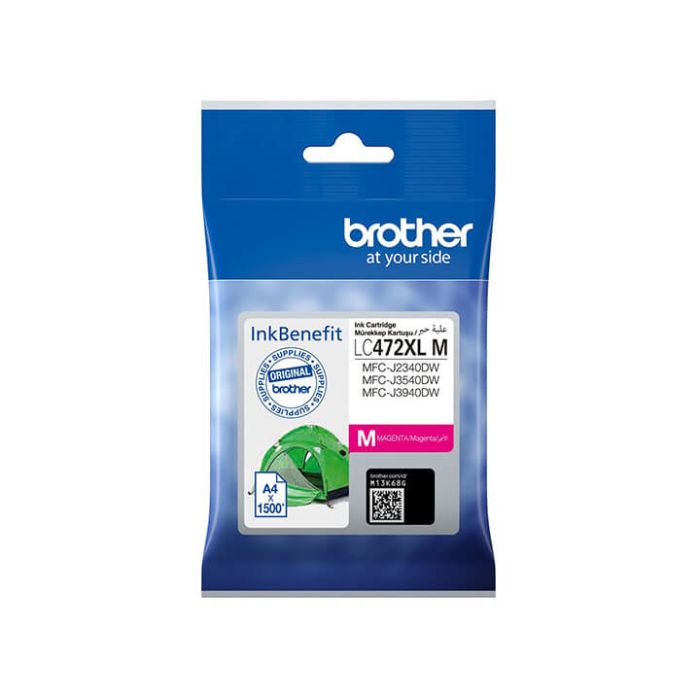 BROTHER LC472XLM HIGH YIELD CARTRIDGE-MAGENTA