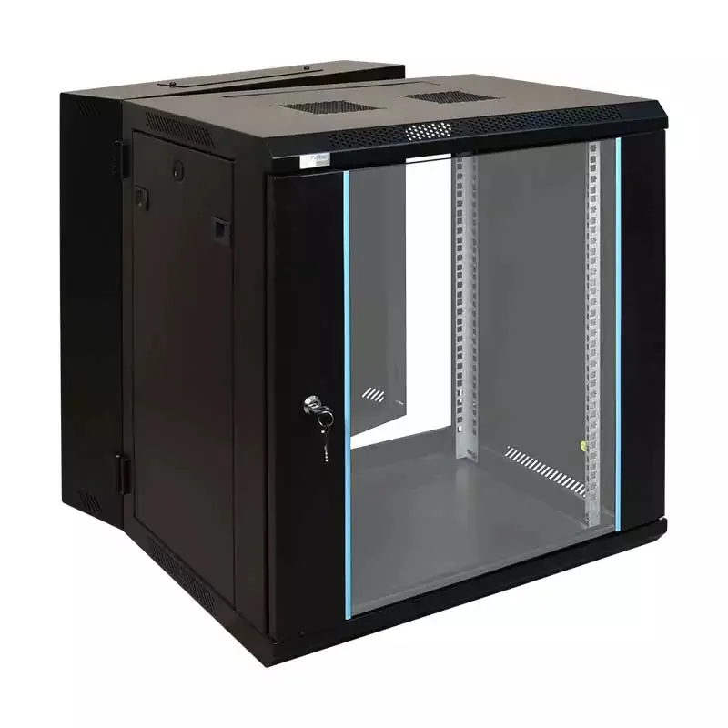 OfficePoint 12U 600x600mm Wall Mount Cabinet with 6-Way PDU and Fan