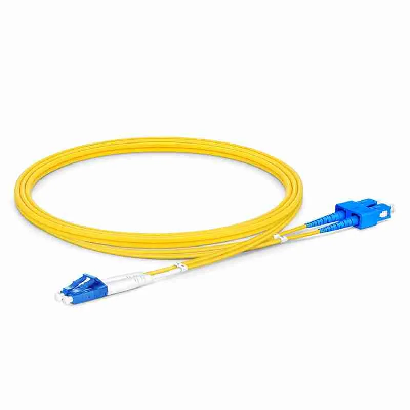 Optical Fiber Patchcord,LC-SC 5m Duplex