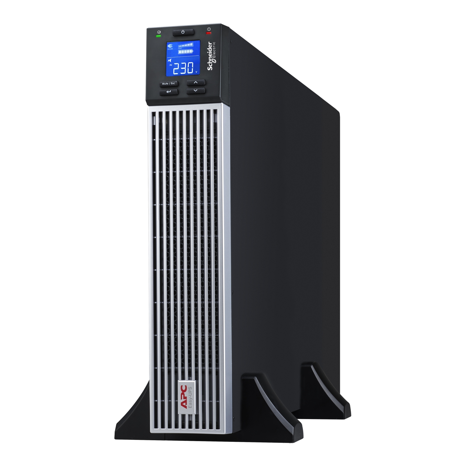 APC Easy UPS On-Line, 3kVA, Lithium-ion, Rack/Tower 2U, 230V, 6 IEC C13 + 1 IEC C19 outlets, Intelligent Card Slot, W/ rail kit