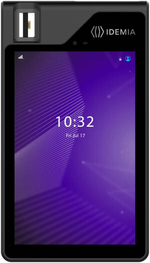 Idemia ID Screen, 8" High Definition Color Touchscreen, 2GB RAM, 16GB Flash, Bluetooth 5.0, Dual Micro-SIM, Android 10 OS, 5000mAh Battery, Black | 293762347