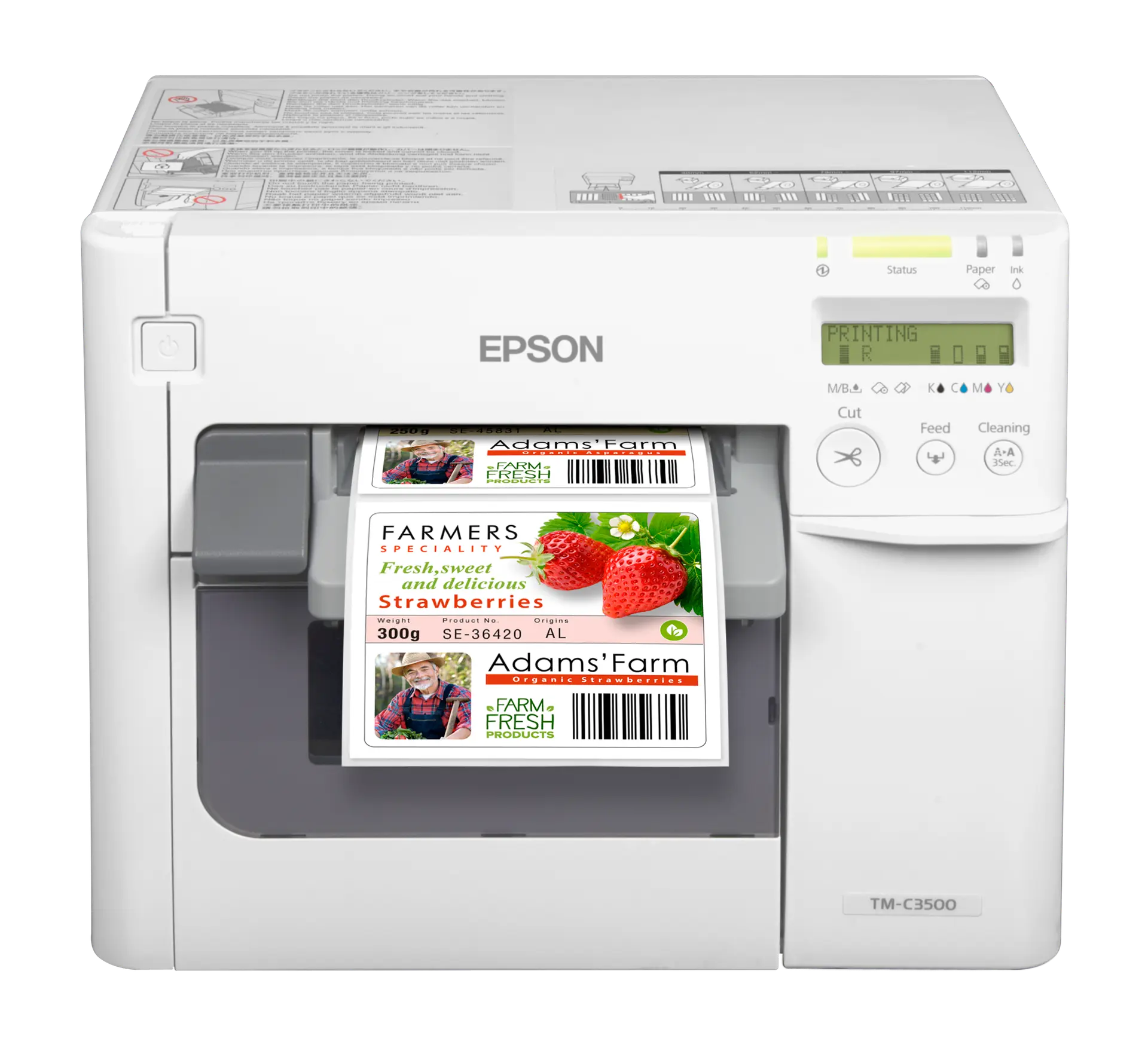Epson TM-C3500 Colour Barcode Label Maker Printer (07PBL0001)