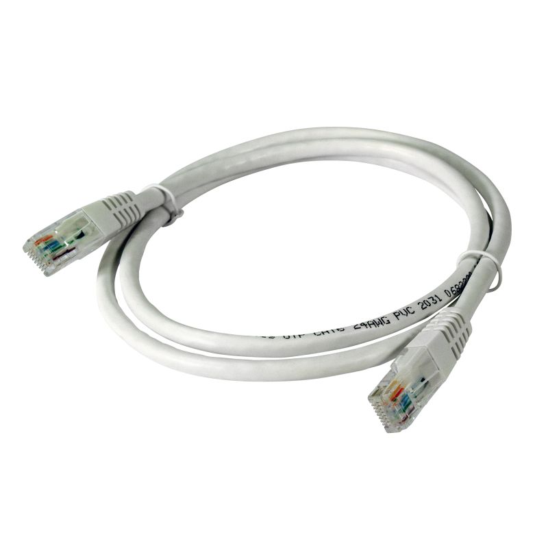 Patchcord UTP Cat.6 RJ45 1m PVC White