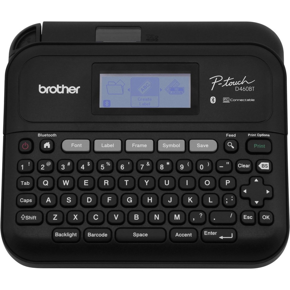 Brother P Touch PT D460BT Bluetooth Connected Label Maker for Business Use