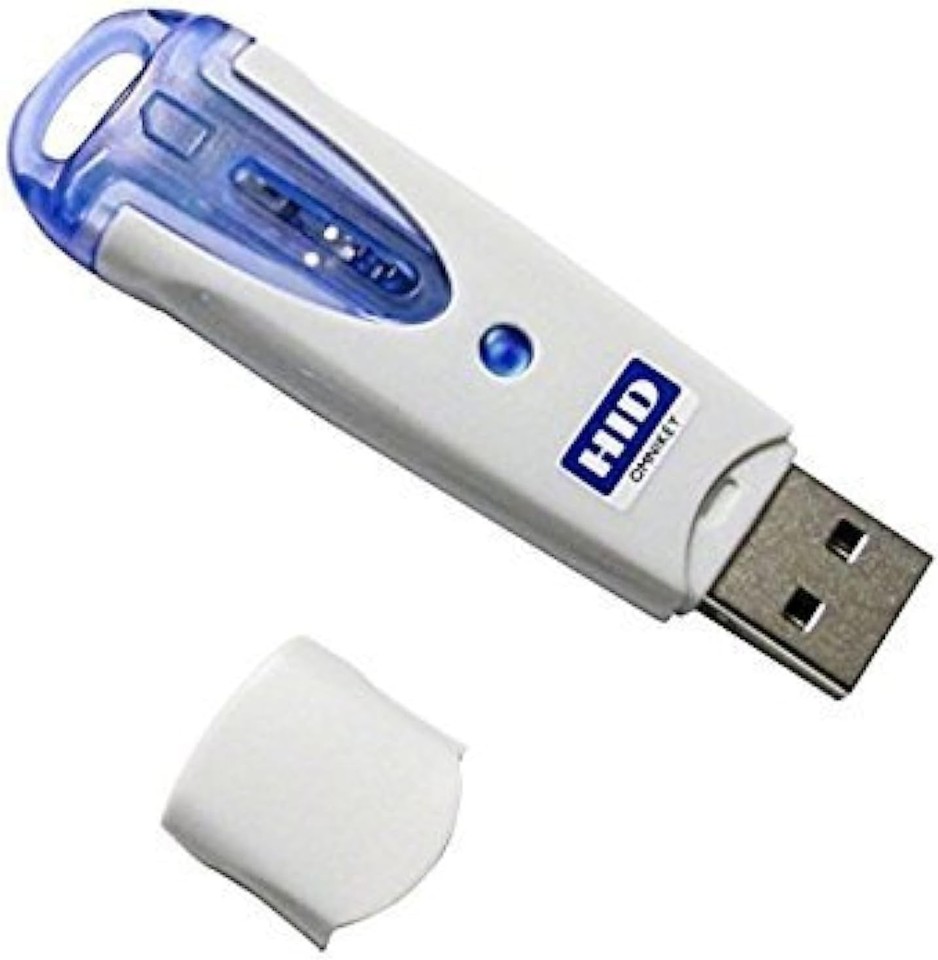 HID Omnikey 6121 Mobile USB Smart Card Reader (R61210320-2) for Sim-Sized