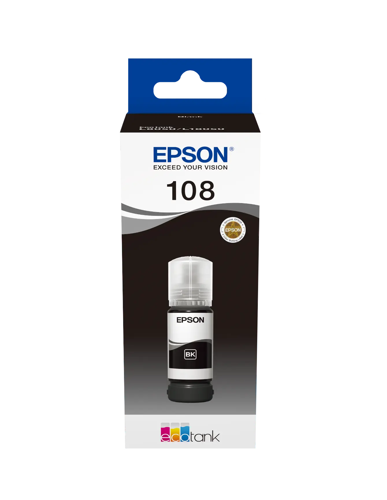108 EcoTank Black ink bottle