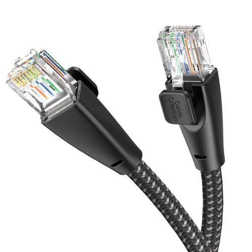D-Link Cat6 UTP 24 AWG PVC Round Patch Cord - 1m - Black Colour