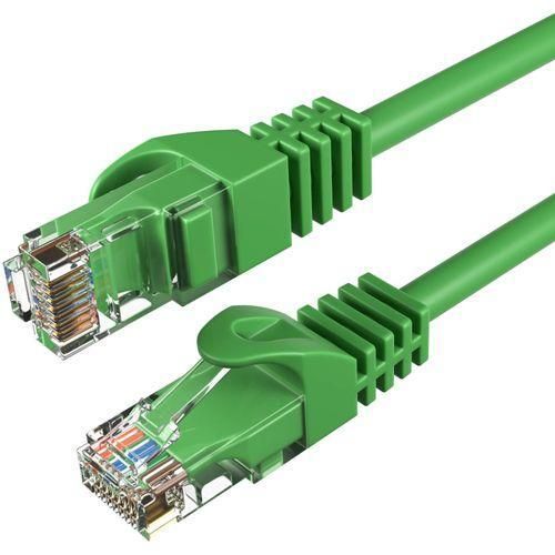 D-Link Cat6 UTP 24 AWG PVC Round Patch Cord - 1m - Green Colour