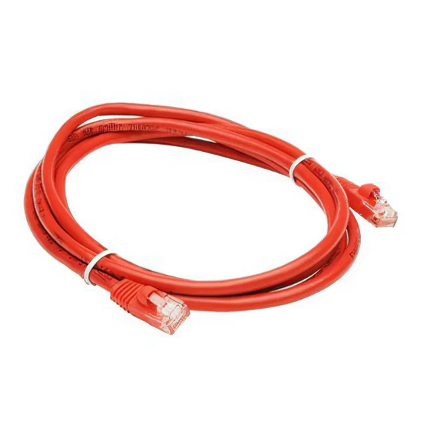 D-Link Cat6 UTP 24 AWG PVC Round Patch Cord - 1m - Red Colour