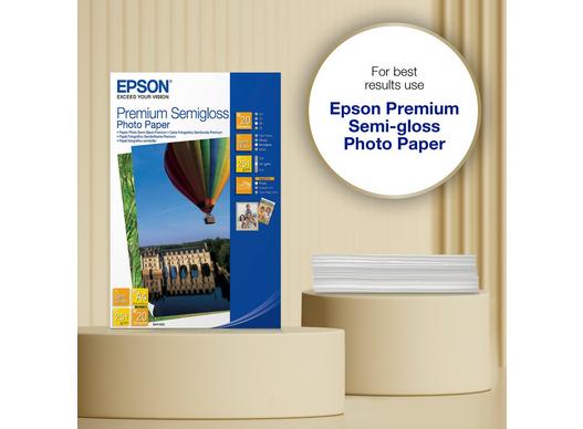 Epson C13S041154 Premium Semigloss Photo Paper A4 251g/m² 20 Sheets