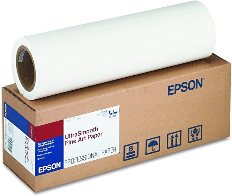 Epson C13S041783 UltraSmooth Fine Art Paper Roll 44″ x 15.2m 250g/m²