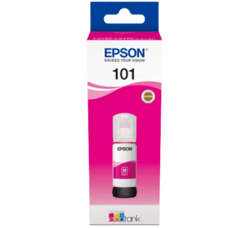 Epson 101 EcoTank Magenta Ink Bottle - 70ml (C13T03V34A)