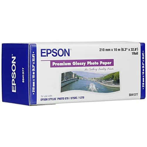 Epson Premium Semigloss Photo Paper 210mm x 10m Roll