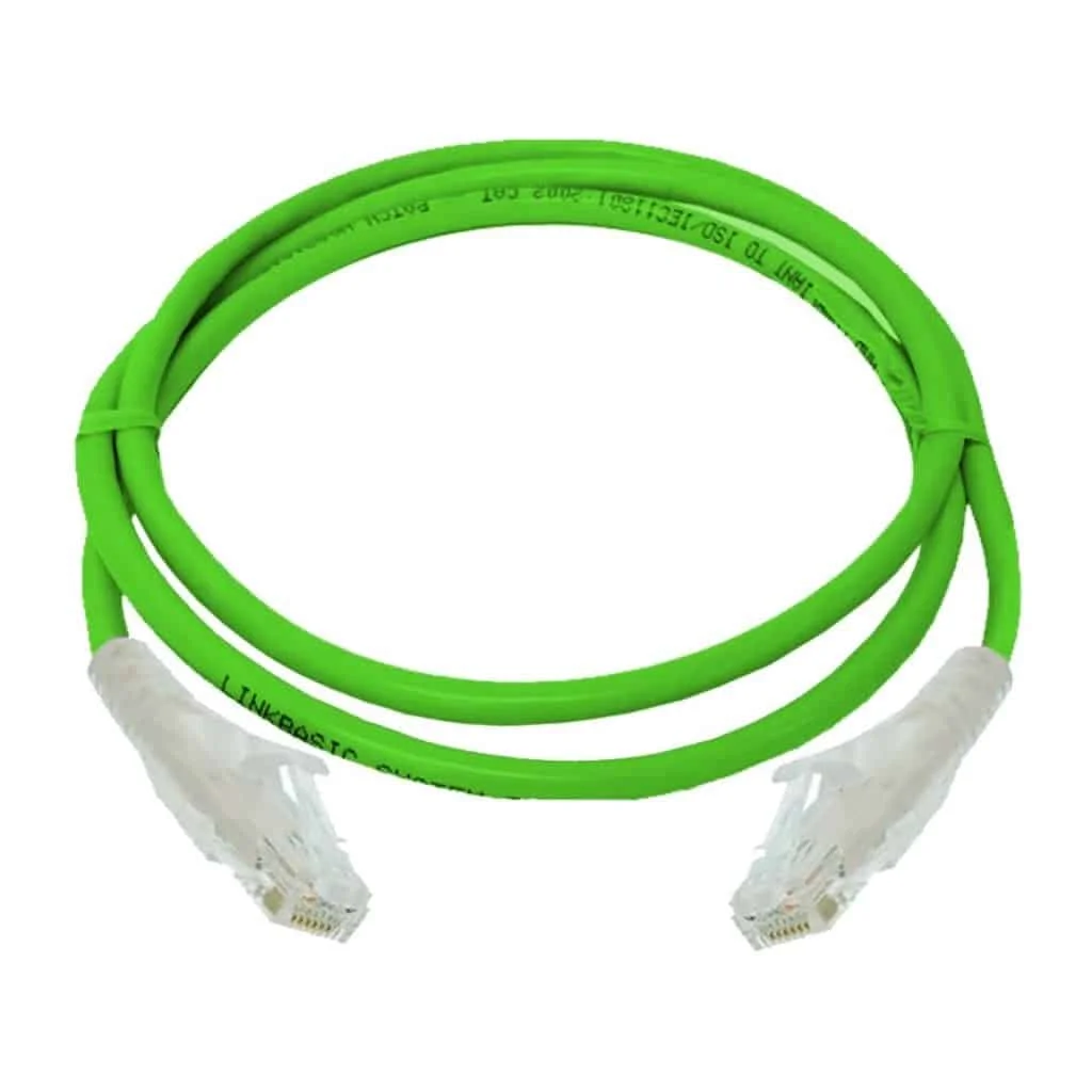 D-Link Cat6A 10G UTP 24 AWG PVC Round Patch Cord - 3m - Green Colour