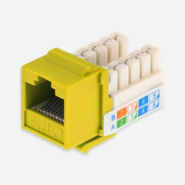 Office Point CAT6 UTP Keystone Jack 50U Gold Plated