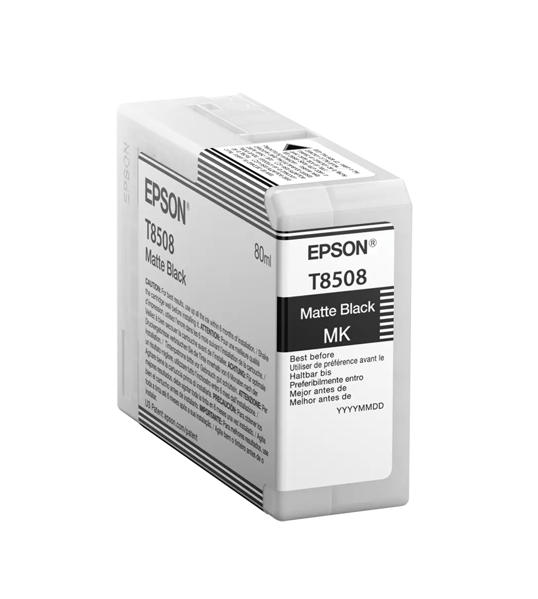 Singlepack Matte Black T850800 UltraChrome HD ink 80ml