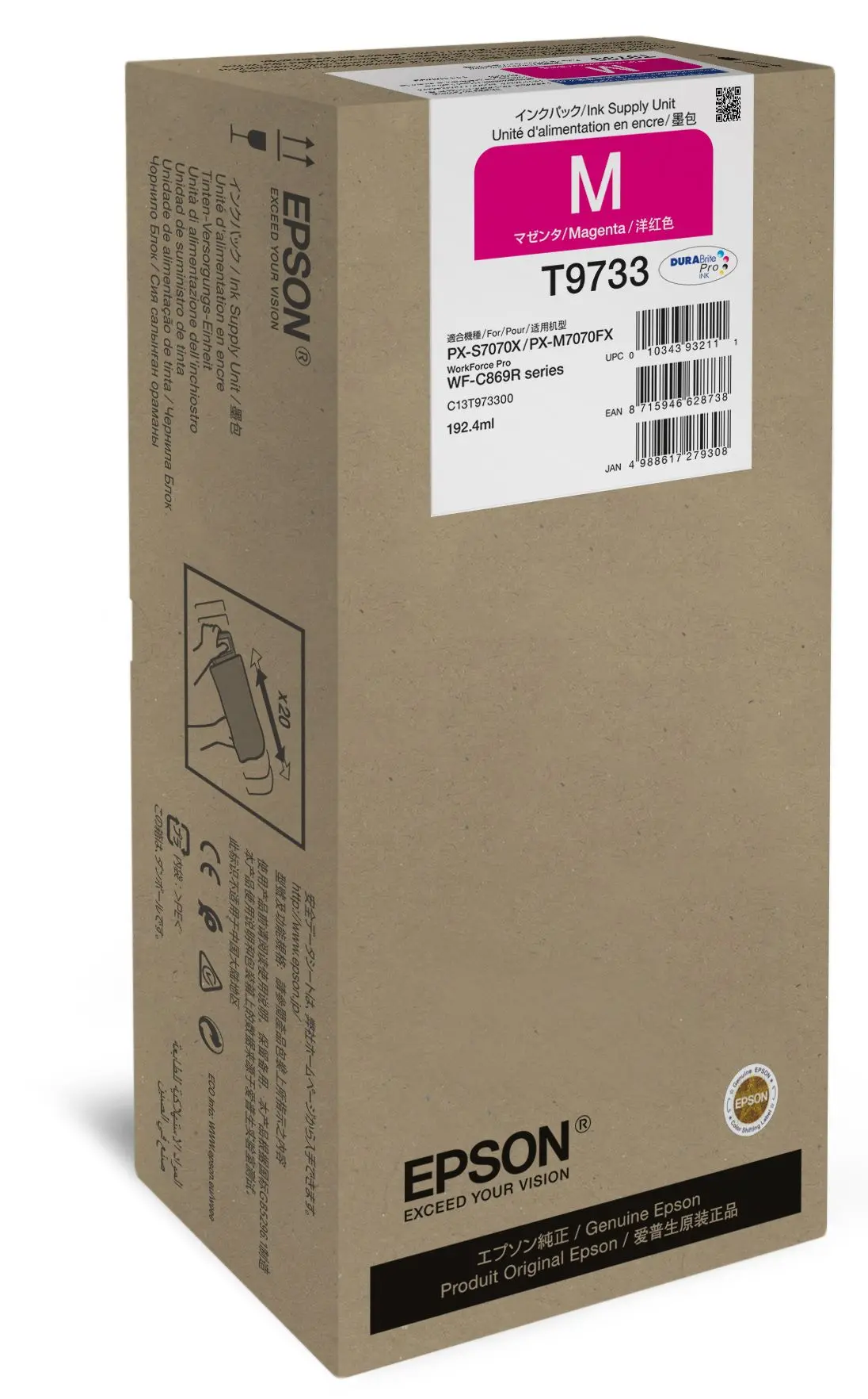 WorkForce Pro WF-C869R Magenta XL Ink Supply Unit