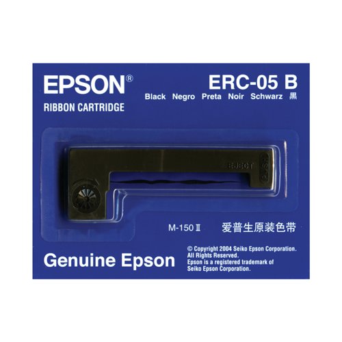 Epson ERC05B: Ribbon Cartridge M-150, M-150II, black