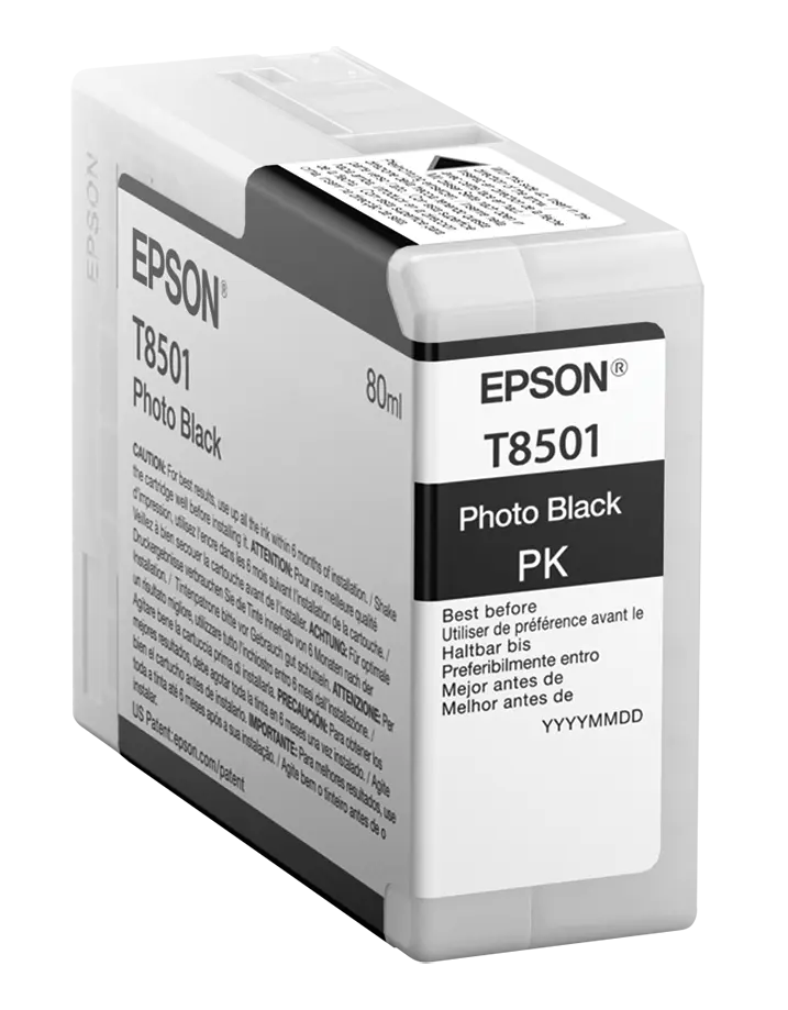 Singlepack Photo Black T850100 UltraChrome HD ink 80ml