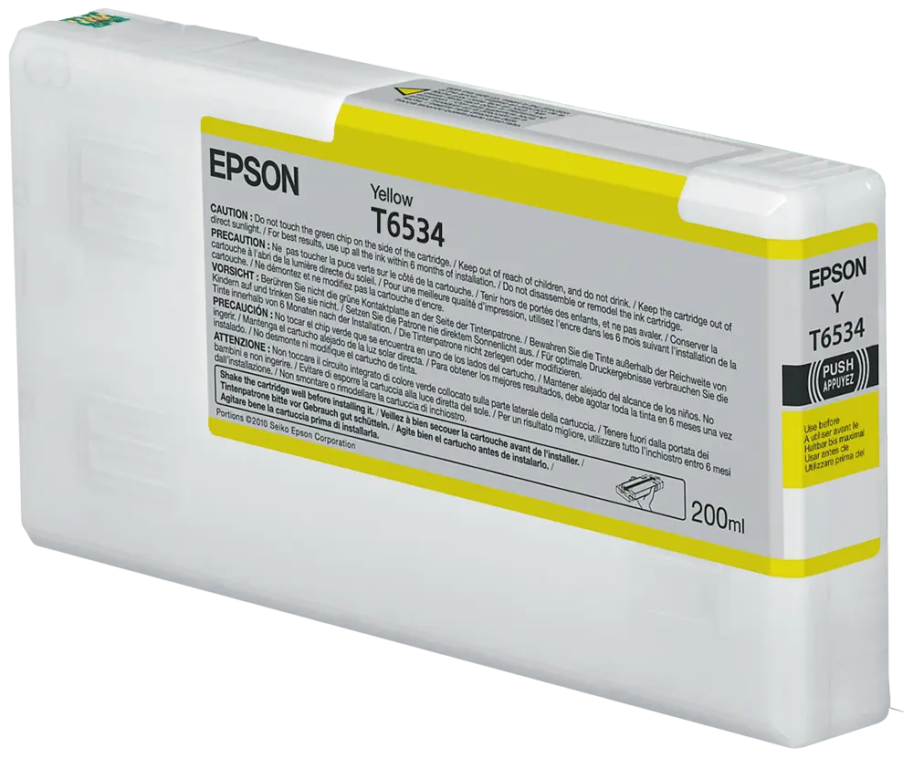 T6534 Yellow Ink Cartridge (200ml)