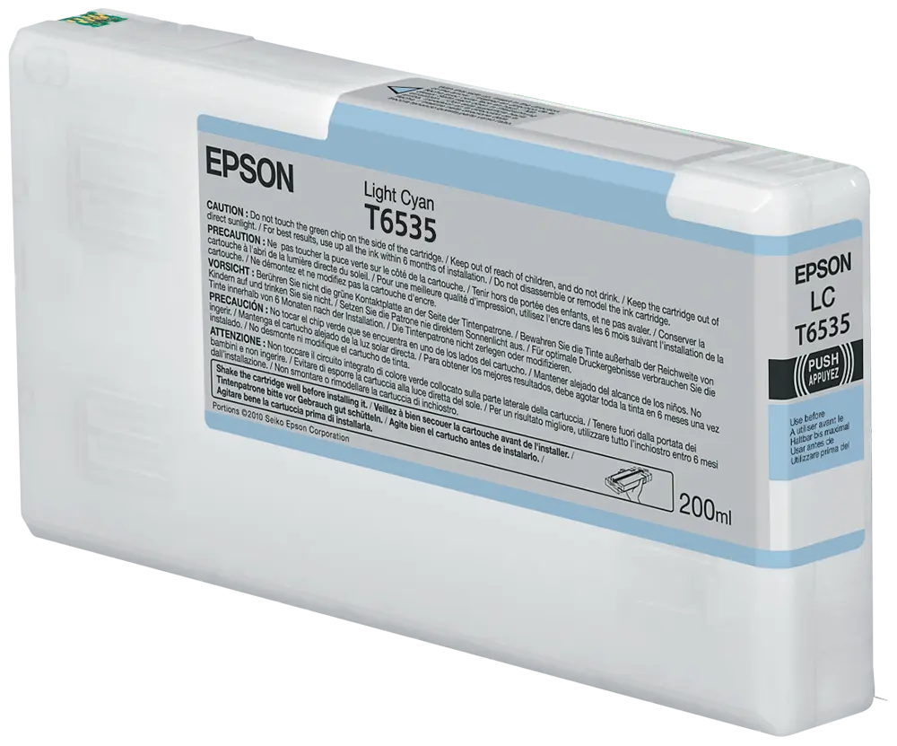Epson T6535 Light Cyan Ink Cartridge - (C13T653500)