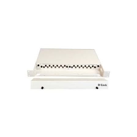 D-Link LIU 24 Port Rack Mount Patch Panel loaded with 12 Duplex SC Multimode (NLU-FMDLSCR-24)
